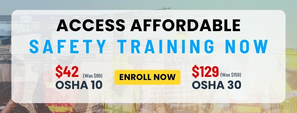 OSHA Courses Black Friday Cyber Monday Discount